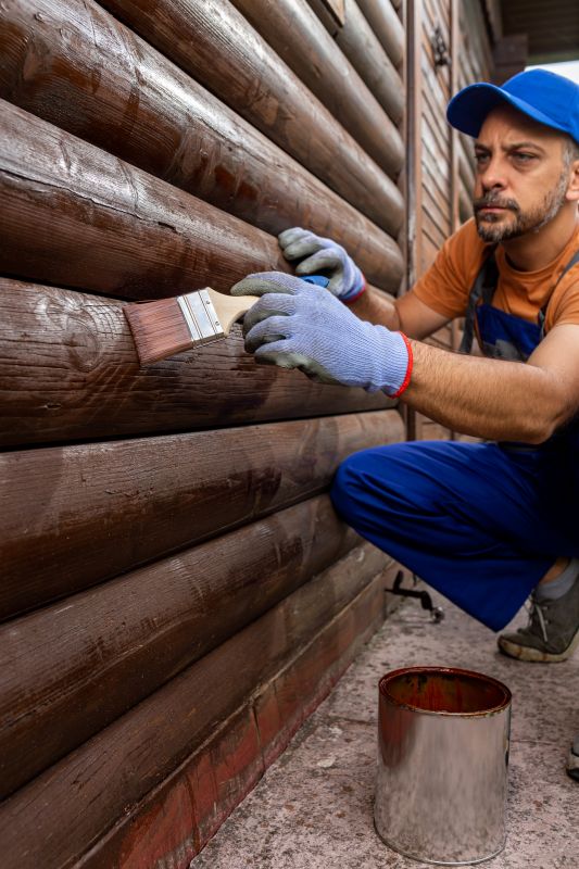 Exterior Door in Spring