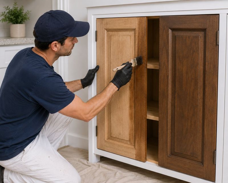 Kitchen Cupboard Refinishing in Dayton, OH